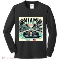 Formula Racing Open Wheel Car Kids Long Sleeve Shirt thumb 0