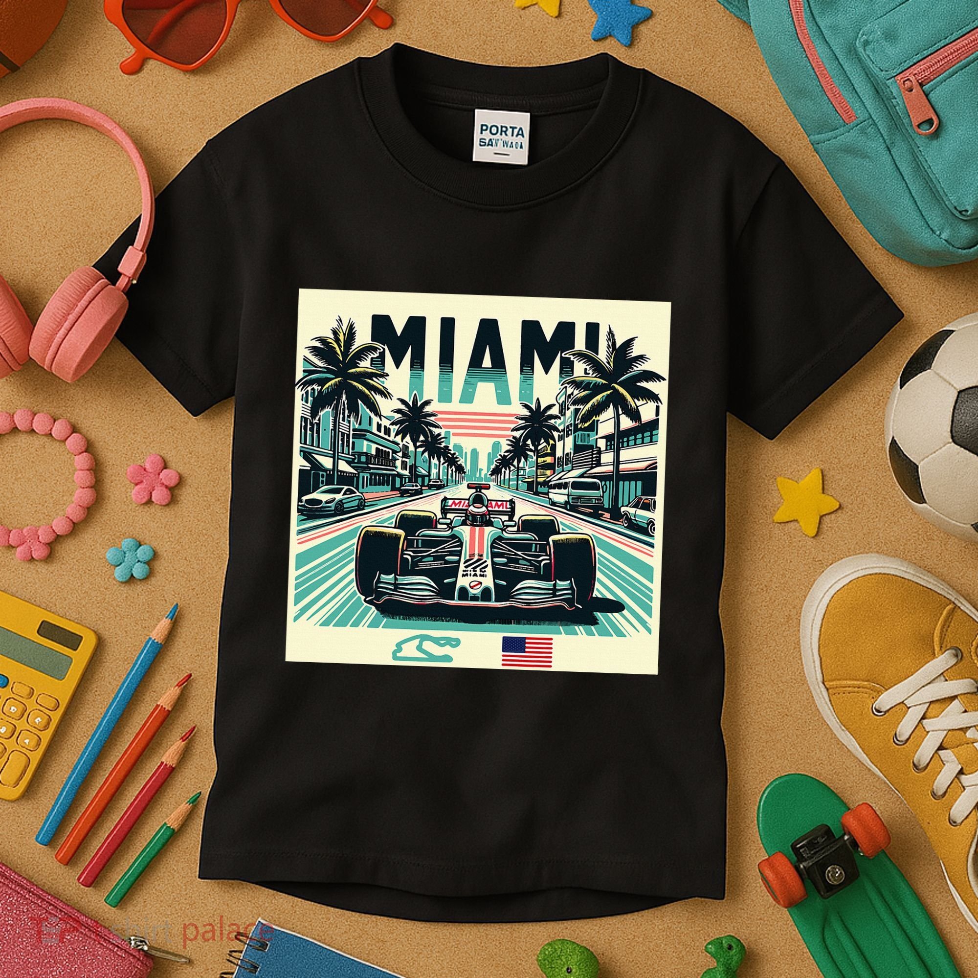 Formula Racing Open Wheel Car Kids T-Shirt