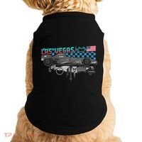 Formula Racing Open Wheel Car Las Vegas Circuit Usa Flag Doggie Tank thumb 0