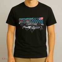 Formula Racing Open Wheel Car Las Vegas Circuit Usa Flag T-Shirt thumb 3