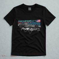 Formula Racing Open Wheel Car Las Vegas Circuit Usa Flag T-Shirt thumb 5