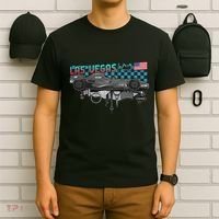 Formula Racing Open Wheel Car Las Vegas Circuit Usa Flag T-Shirt thumb 6