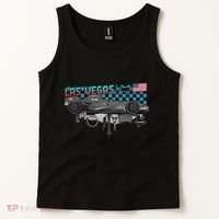 Formula Racing Open Wheel Car Las Vegas Circuit Usa Flag Tank Top thumb 2