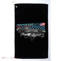 Formula Racing Open Wheel Car Las Vegas Circuit Usa Flag Golf Towel thumb 0