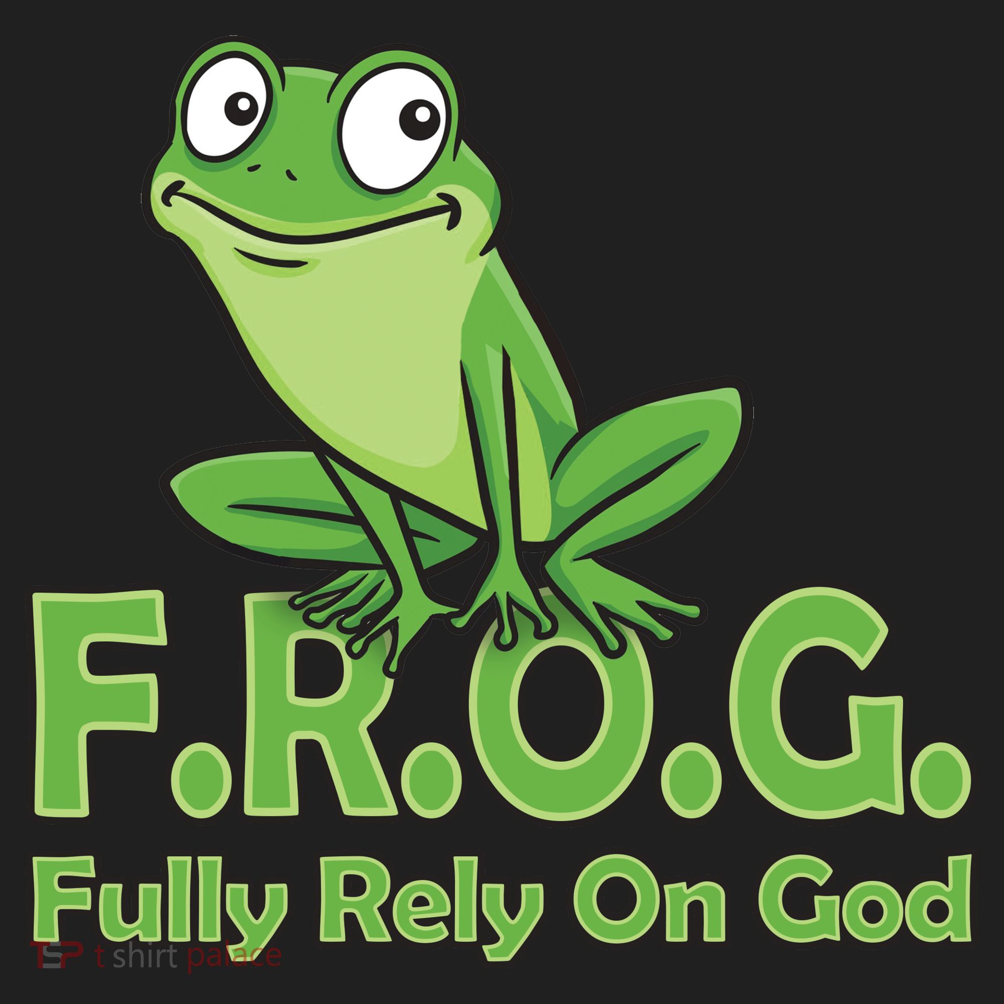 Frog Fully Rely On God Women's Sweatshirt