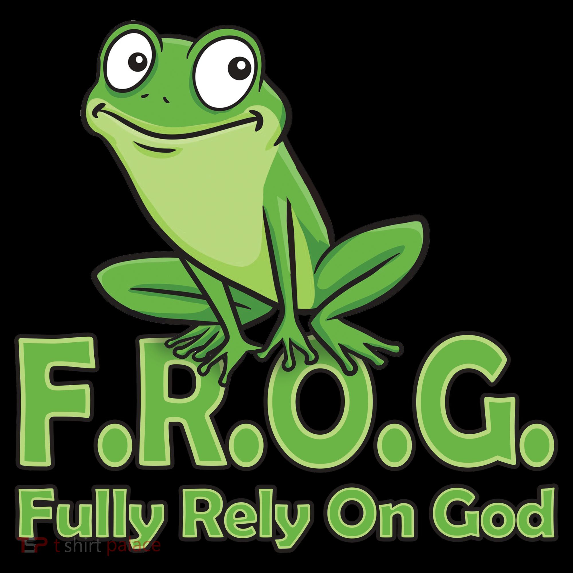 Frog Fully Rely On God Backpack