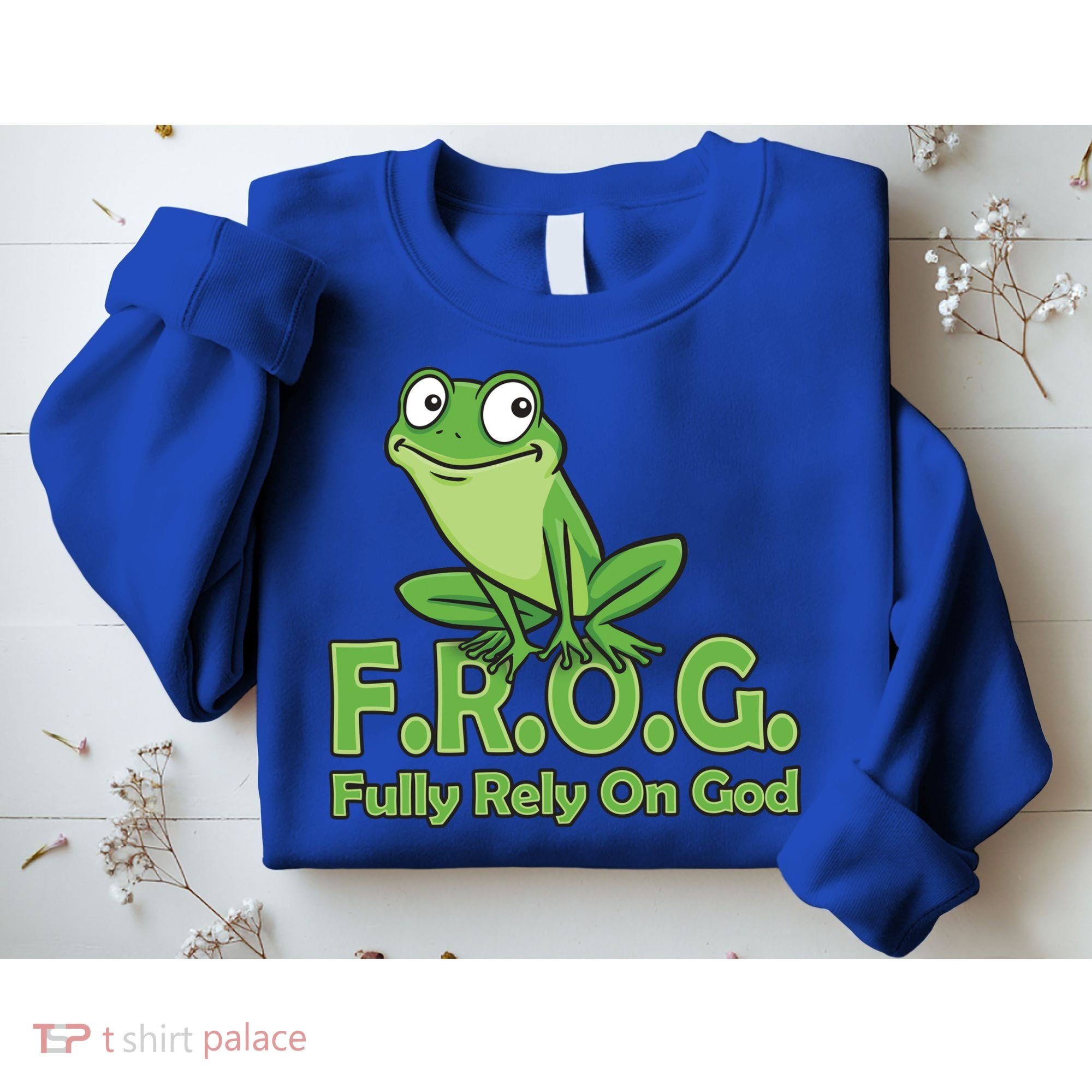 Frog Fully Rely On God Sweatshirt