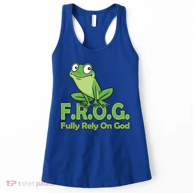Frog Fully Rely On God Women's Tank Top