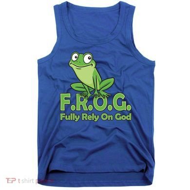 Frog Fully Rely On God Tank Top