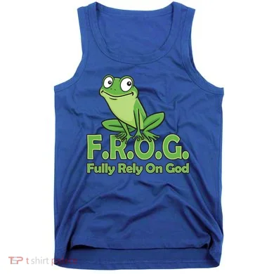 Frog Fully Rely On God Tank Top