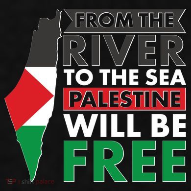 From The River To The Sea Palestine Will Be Free Ladies PosiCharge Tri-Blend Wicking Tank