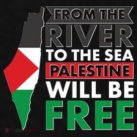 From The River To The Sea Palestine Will Be Free Ladies PosiCharge Tri-Blend Wicking Tank thumb 2
