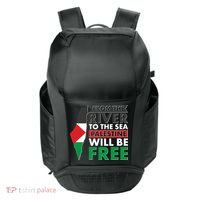 From The River To The Sea Palestine Will Be Free Sport-Tek Club Rec Backpack thumb 0