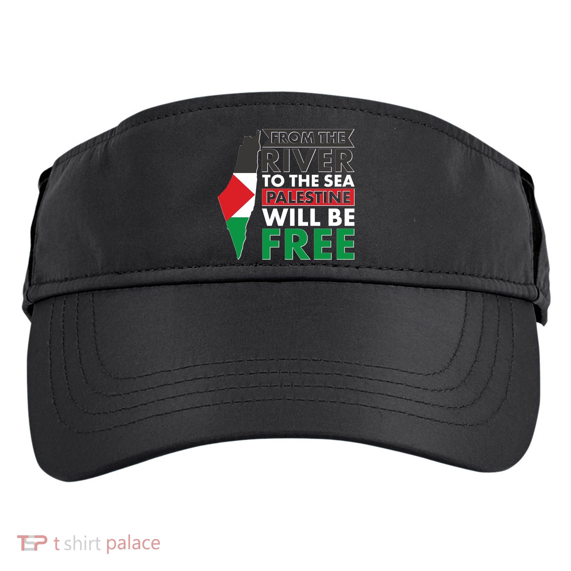 From The River To The Sea Palestine Will Be Free Adult Drive Performance Visor
