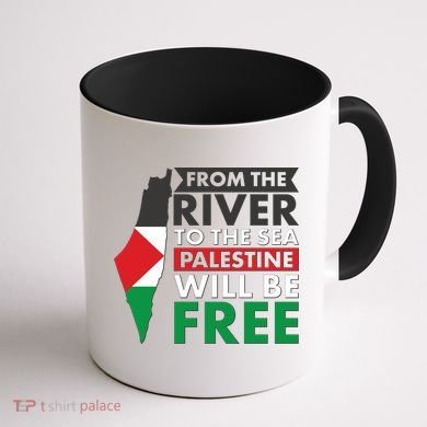 From The River To The Sea Palestine Will Be Free Coffee Mug back