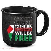 From The River To The Sea Palestine Will Be Free 15oz Campfire Ceramic Mug thumb 0