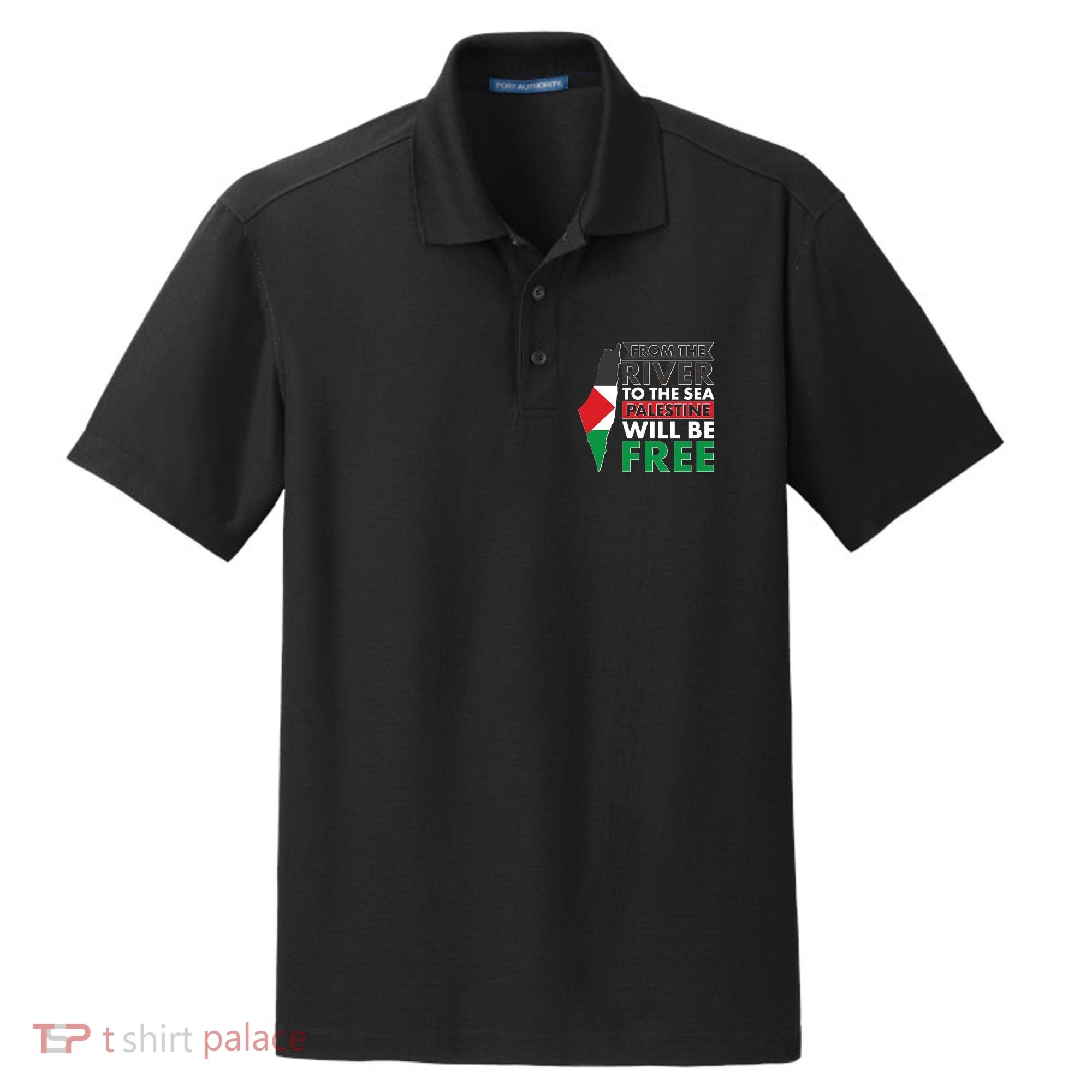 From The River To The Sea Palestine Will Be Free Dry Zone Grid Polo