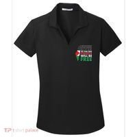 From The River To The Sea Palestine Will Be Free Women's Dry Zone Grid Polo thumb 0