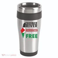 From The River To The Sea Palestine Will Be Free 16oz Travel Tumbler thumb 0