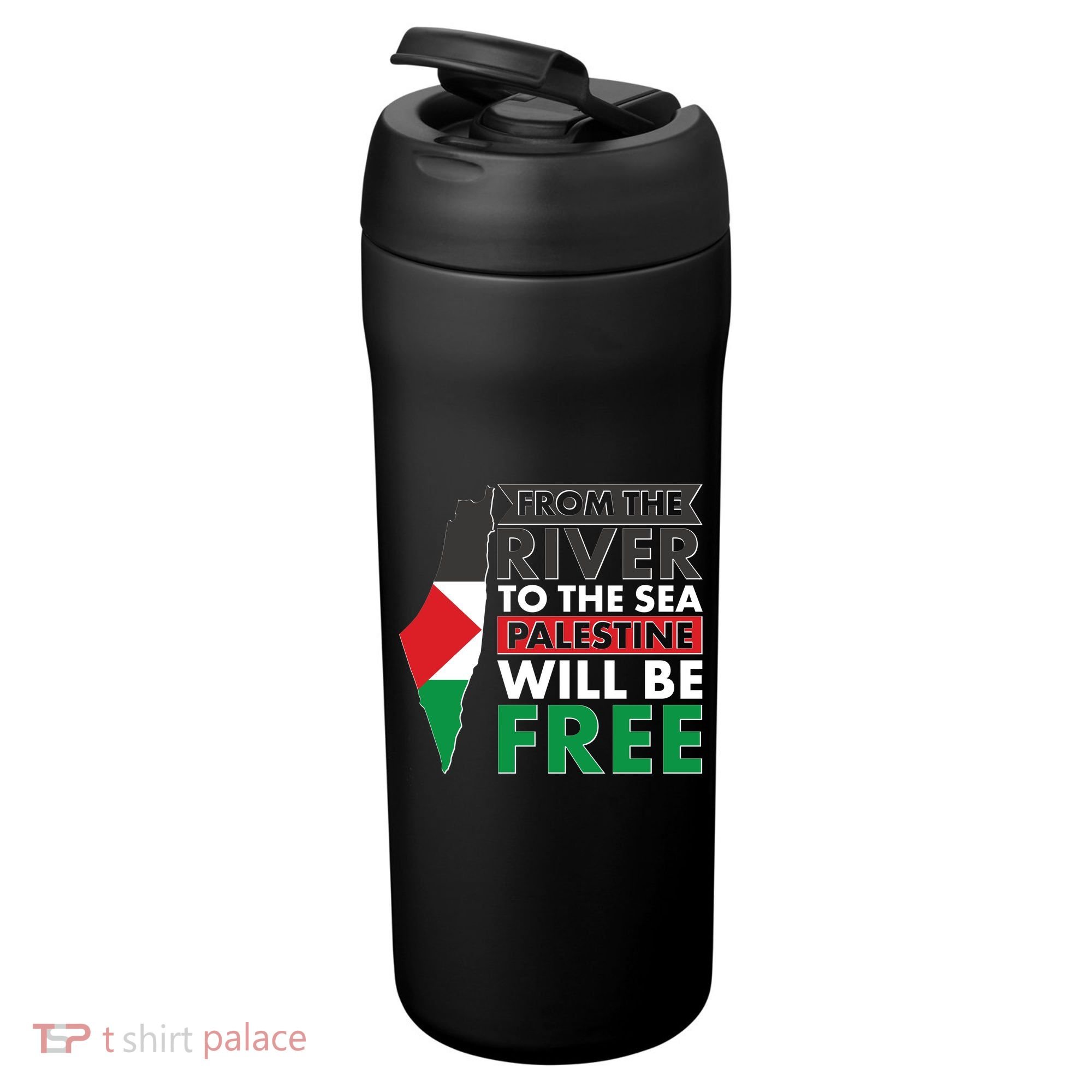 From The River To The Sea Palestine Will Be Free 24oz Duet Stainless Steel Tumbler