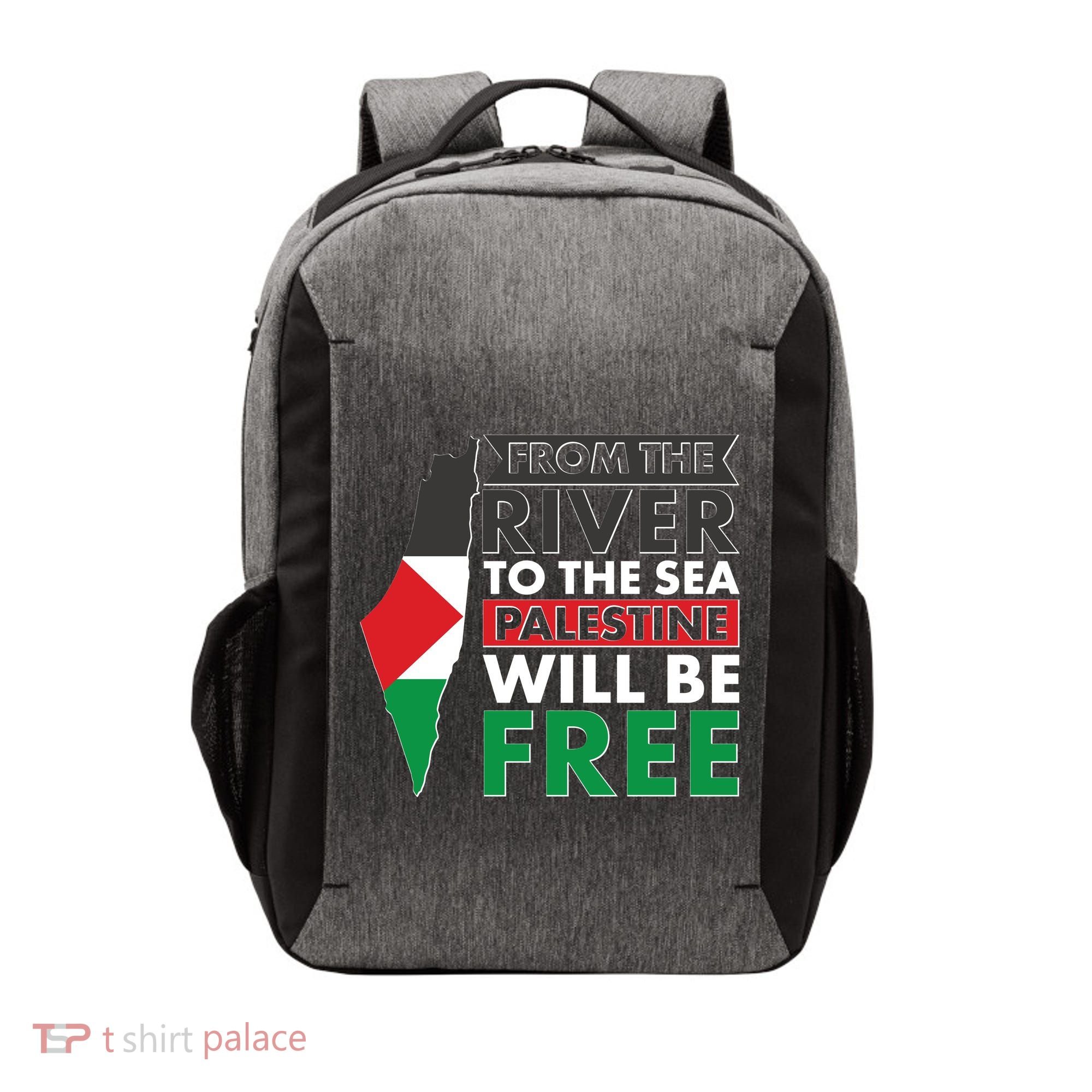 From The River To The Sea Palestine Will Be Free Vector Backpack