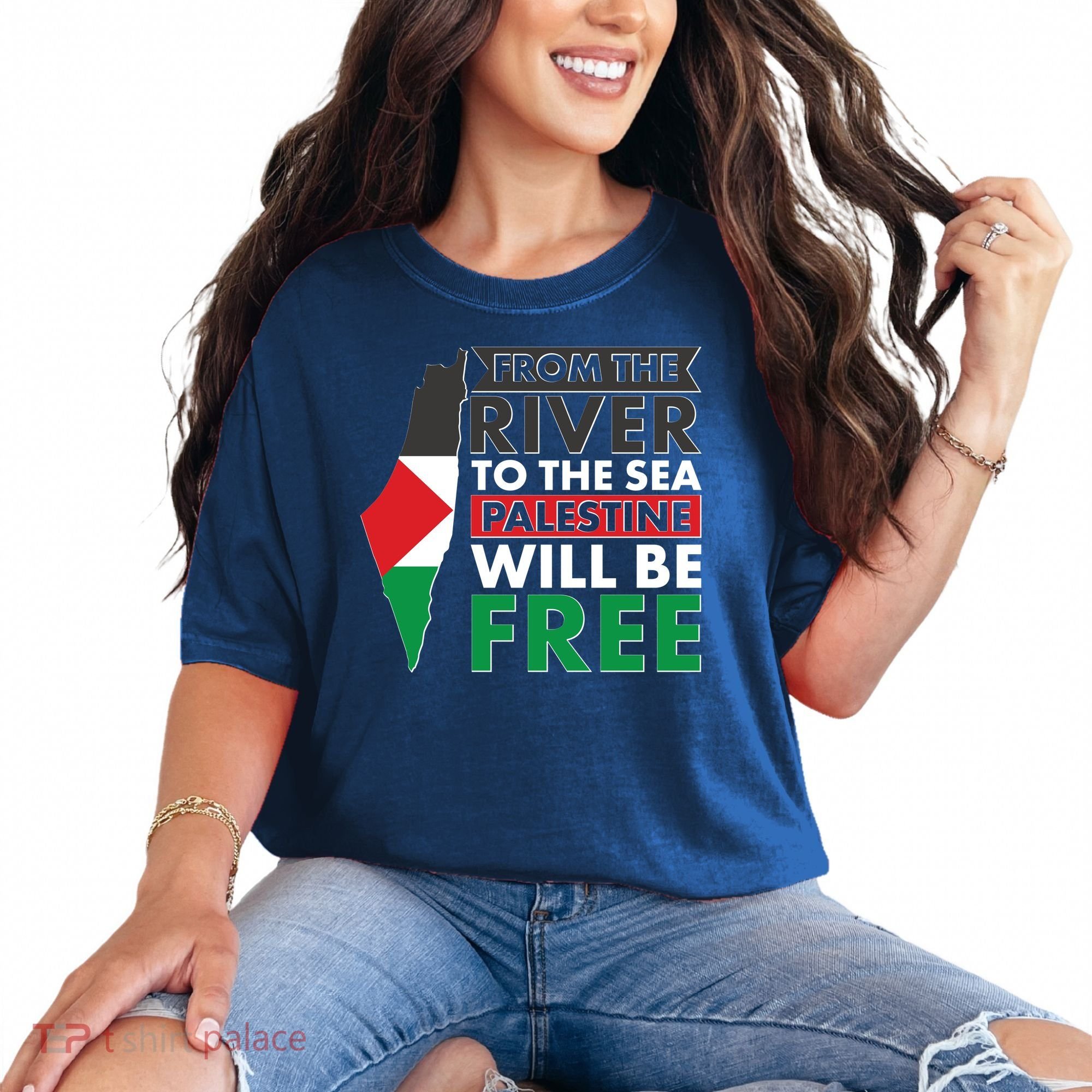From The River To The Sea Palestine Will Be Free Comfort Colors T-Shirt