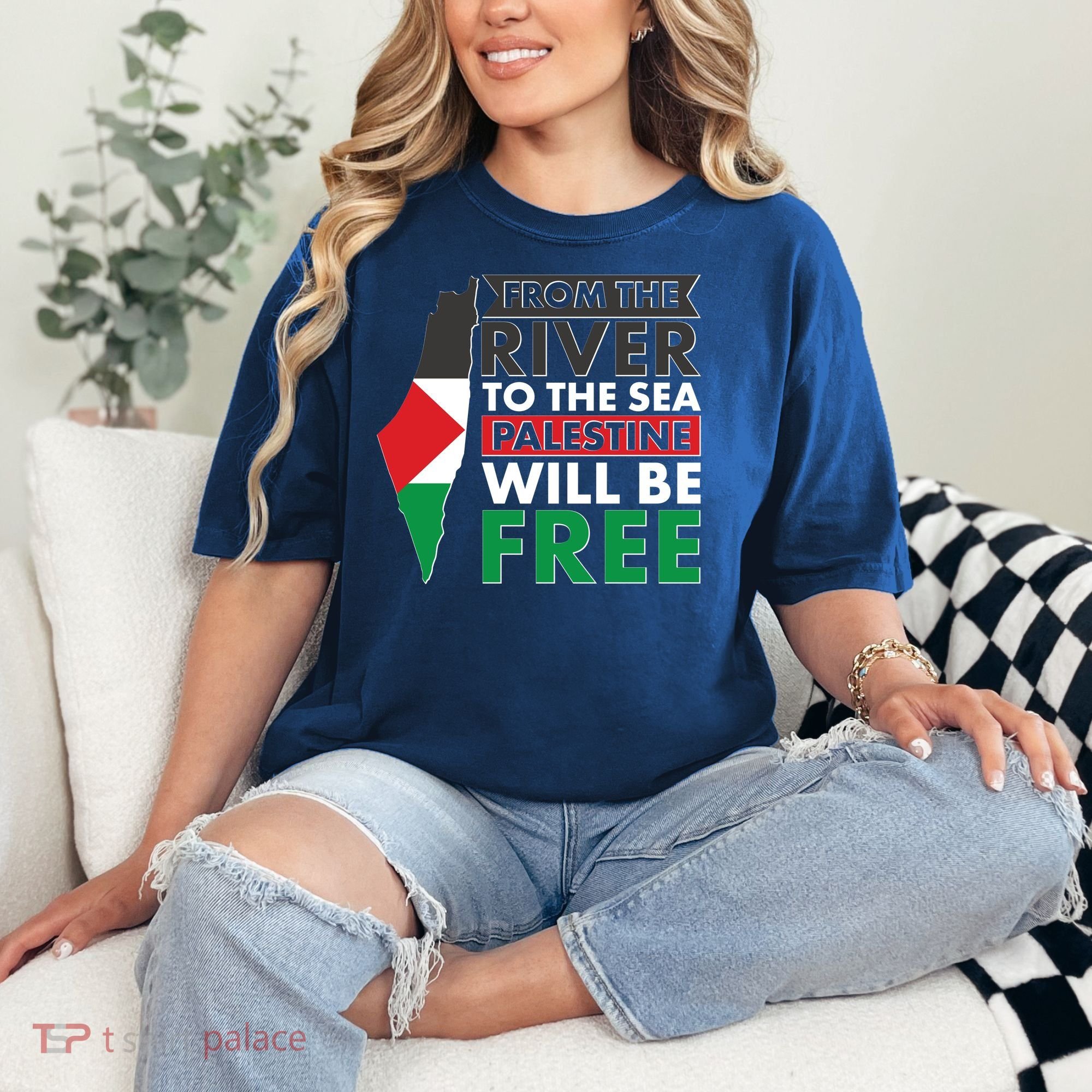 From The River To The Sea Palestine Will Be Free Comfort Colors T-Shirt