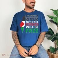 From The River To The Sea Palestine Will Be Free Comfort Colors T-Shirt thumb 3