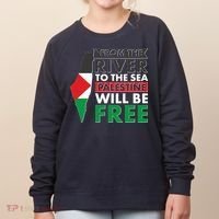 From The River To The Sea Palestine Will Be Free Women's Sweatshirt thumb 0