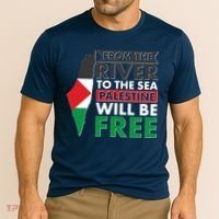 From The River To The Sea Palestine Will Be Free Cooling Performance Crew T-Shirt thumb 2