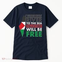 From The River To The Sea Palestine Will Be Free Tall T-Shirt thumb 0