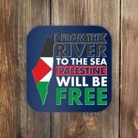 From The River To The Sea Palestine Will Be Free Coaster thumb 0
