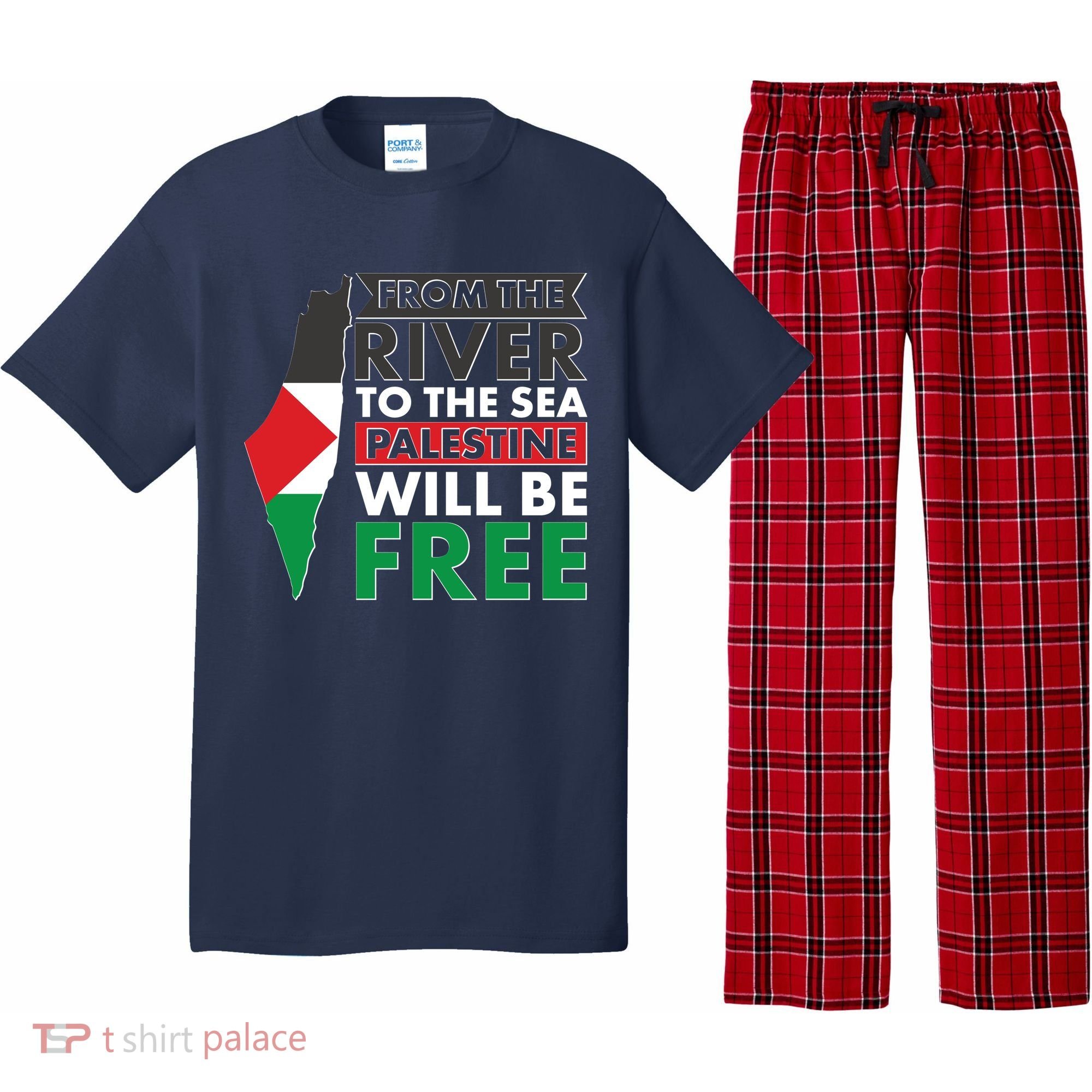 From The River To The Sea Palestine Will Be Free Pajama Set