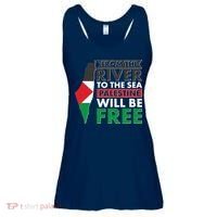 From The River To The Sea Palestine Will Be Free Ladies Essential Flowy Tank thumb 0