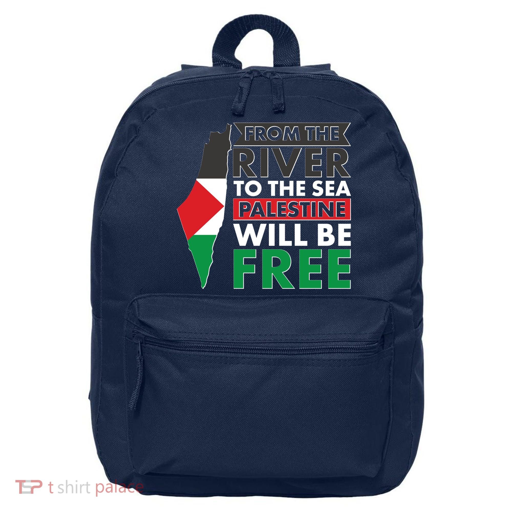From The River To The Sea Palestine Will Be Free 16 in Basic Backpack