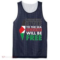 From The River To The Sea Palestine Will Be Free Mesh Reversible Basketball Jersey Tank thumb 0