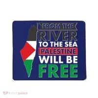 From The River To The Sea Palestine Will Be Free Mousepad thumb 0