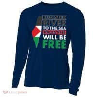 From The River To The Sea Palestine Will Be Free Cooling Performance Long Sleeve Crew thumb 0