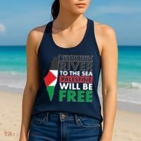 From The River To The Sea Palestine Will Be Free Women's Tank Top thumb 2