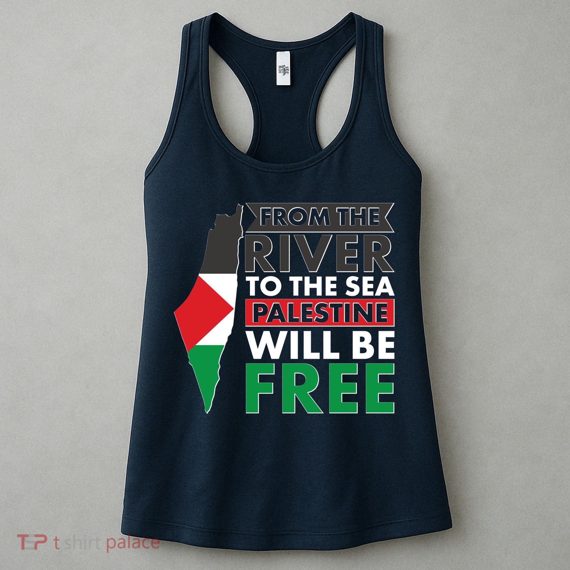 From The River To The Sea Palestine Will Be Free Women's Tank Top