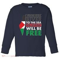 From The River To The Sea Palestine Will Be Free Toddler Long Sleeve Shirt thumb 0