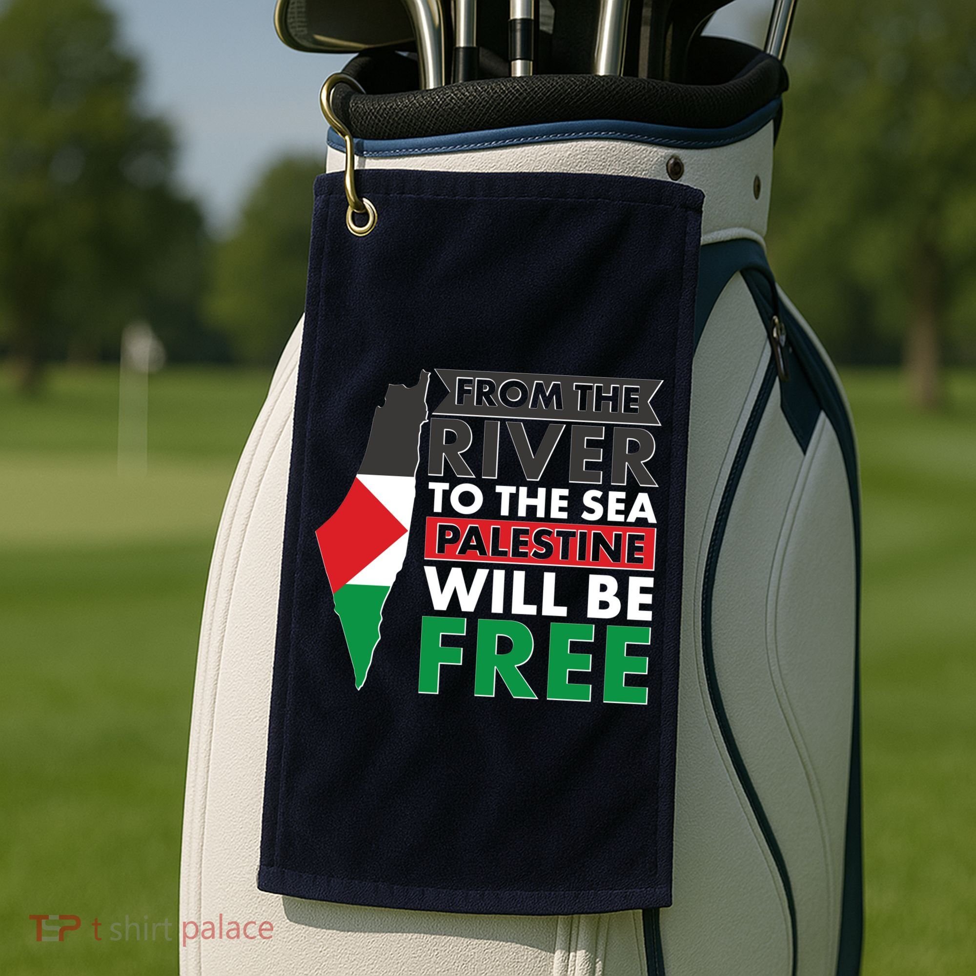 From The River To The Sea Palestine Will Be Free Golf Towel