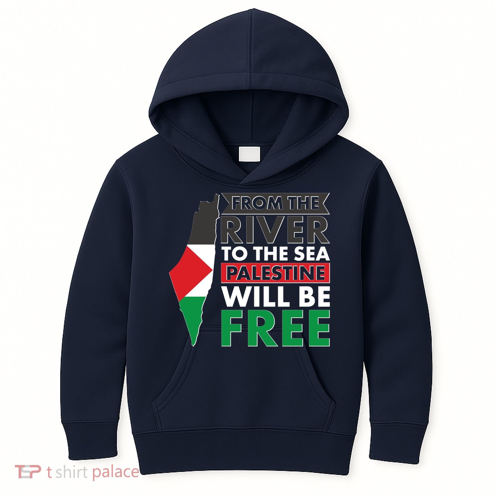 From The River To The Sea Palestine Will Be Free Kids Hoodie