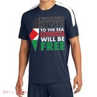From The River To The Sea Palestine Will Be Free Sport-Tek Competitor United Soccer Jersey thumb 0