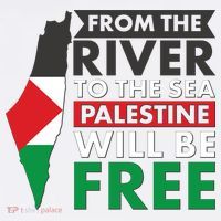 From The River To The Sea Palestine Will Be Free Comfort Colors Garment-Dyed Hooded Sweatshirt thumb 2