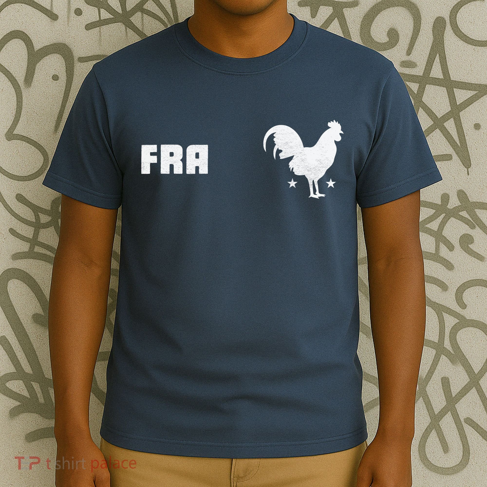 French Rooster Proud France Fans FRA T-Shirt