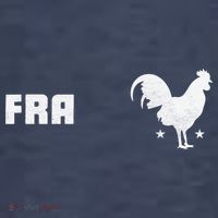 French Rooster Proud France Fans FRA T-Shirt thumb 5