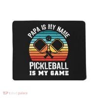 Funny Retro Papa Pickleball Sunset Gift Mousepad thumb 0