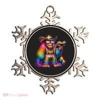Funny Rainbow Pride Bigfoot Reading Book With Heart Glasses Ornament thumb 0
