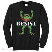 Funny Resist Portland Frog Prostest Sweatshirt thumb 0